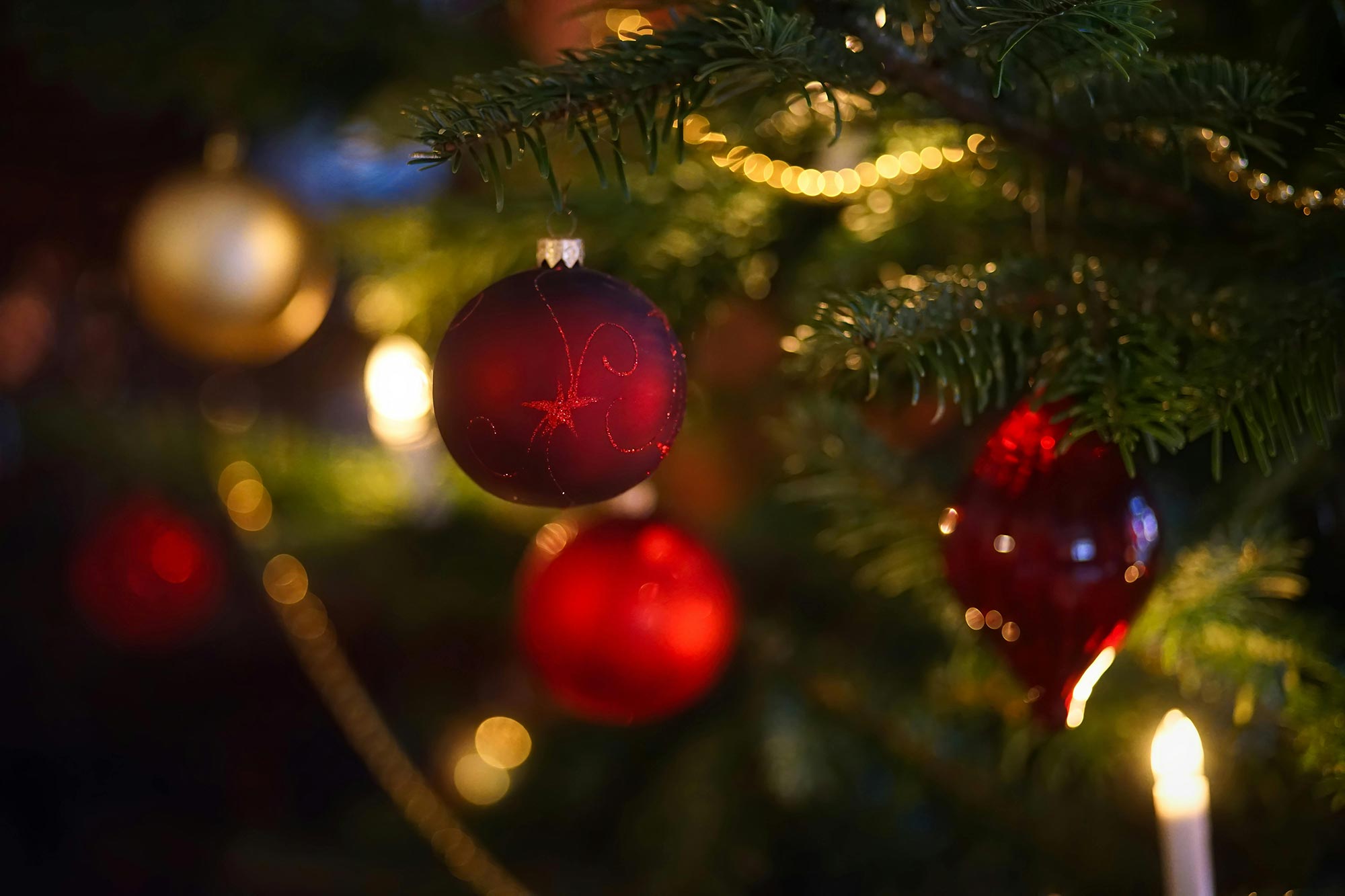 julgran detalj